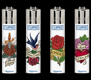 CLIPPER Tattoo Red Roses